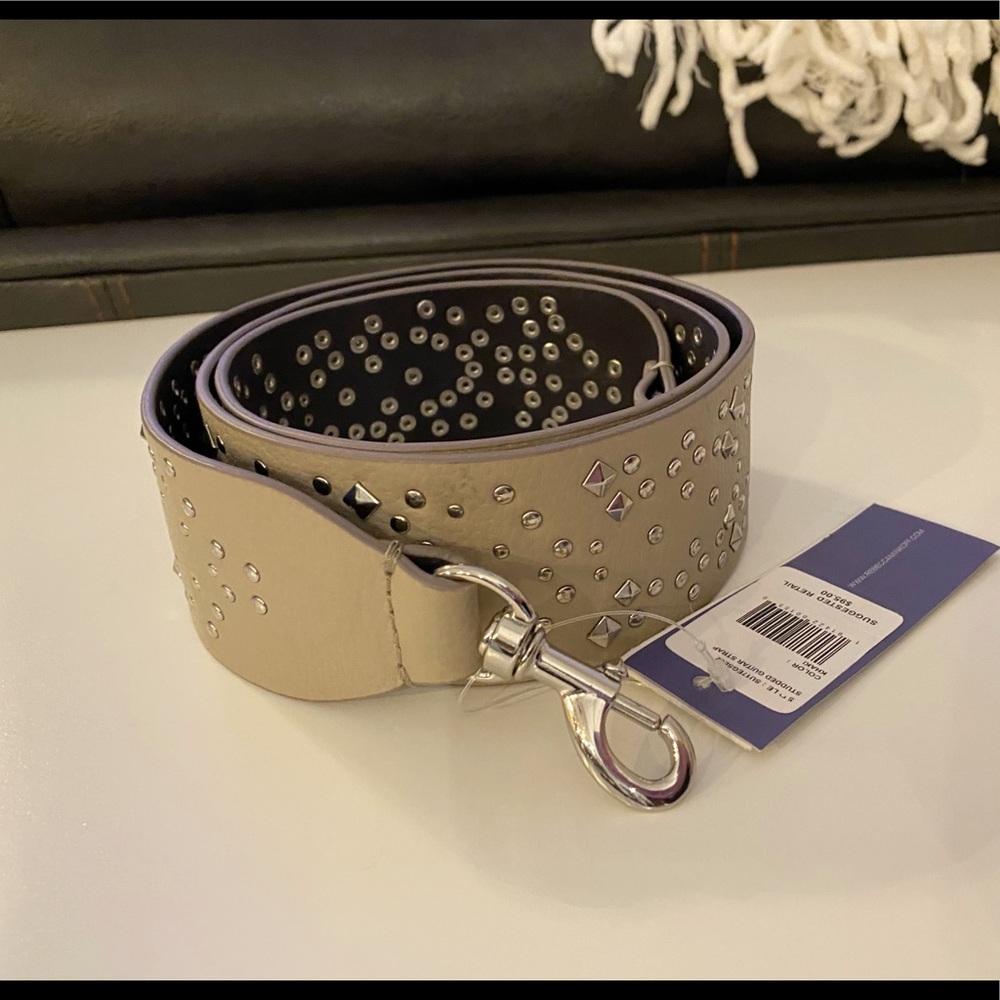 Rebecca Minkoff Guitar Strap - Grey - New w/ Tags